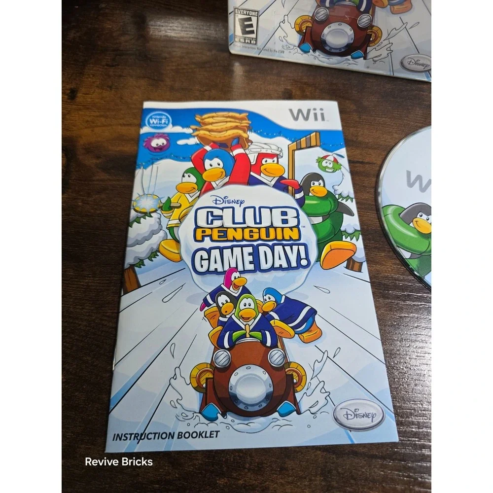 Club Penguin: Game Day (Nintendo Wii, 2010) CIB Complete Tested Working Great